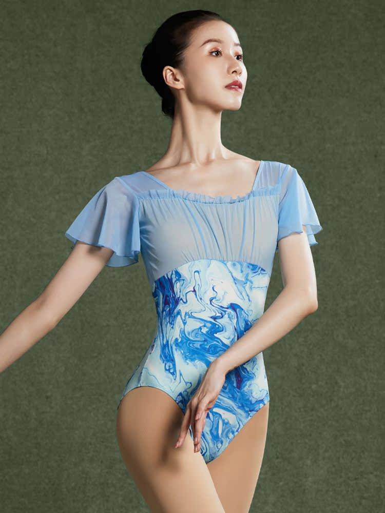 2022 new girl fly-sleeve ballet, air Yoga Gymnasium Basic Gymnastics