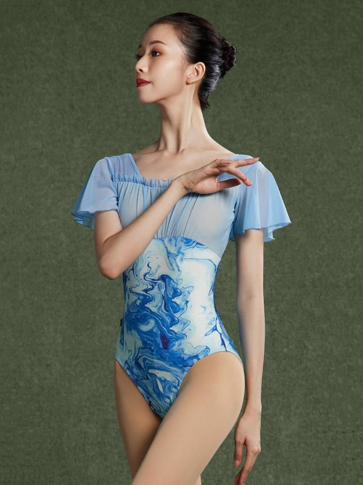 2022 new girl fly-sleeve ballet, air Yoga Gymnasium Basic Gymnastics