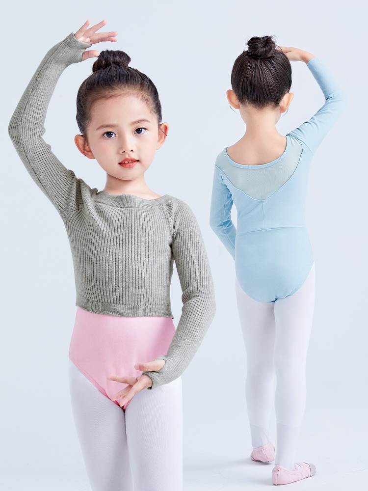 Children's dance costumes, long-sleeve ballet choreographers in autumn and winter