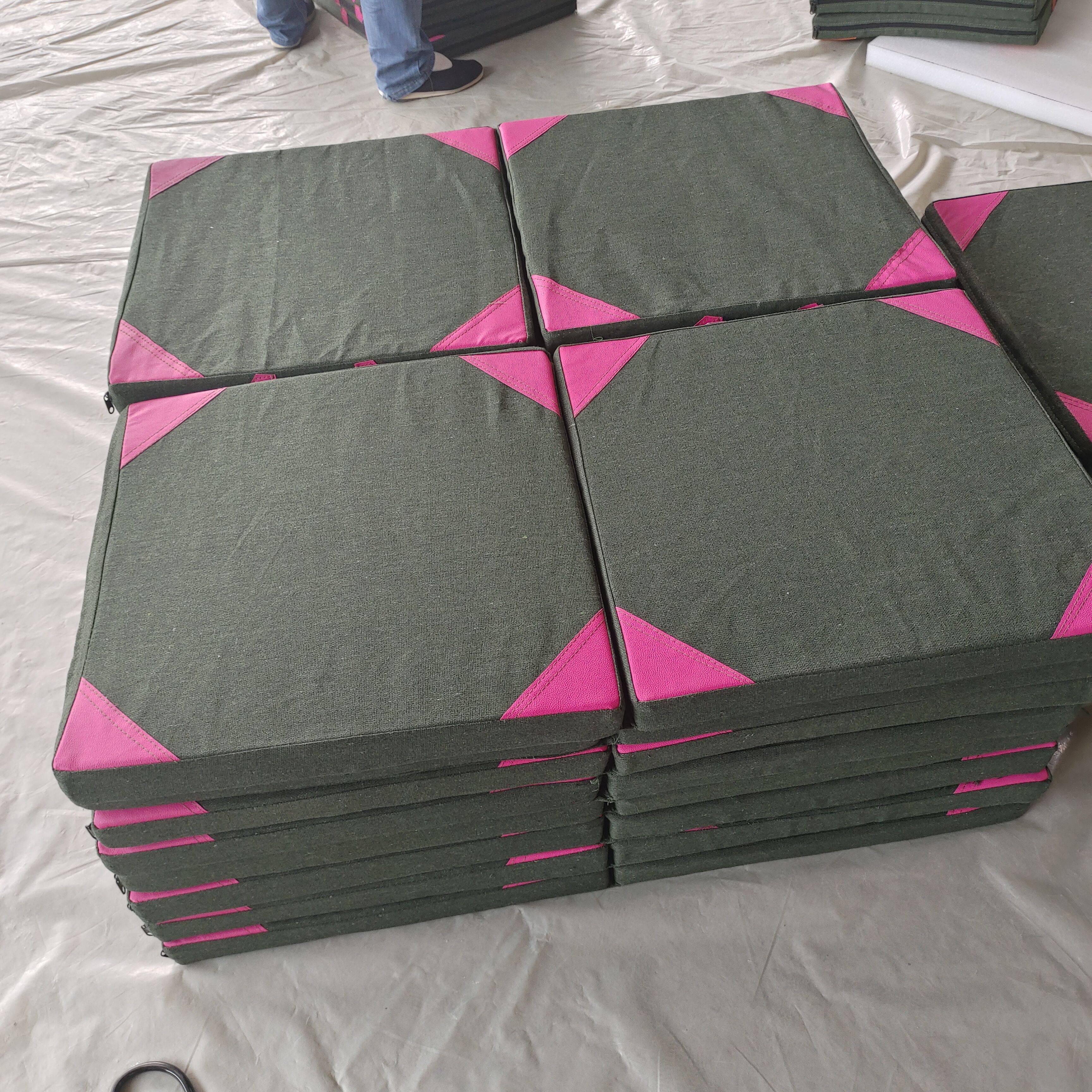 Gymnastic pads sponge bag cloth cover sports cushion organic silicon -Silicon cloth thick canvas leather custom can be customized