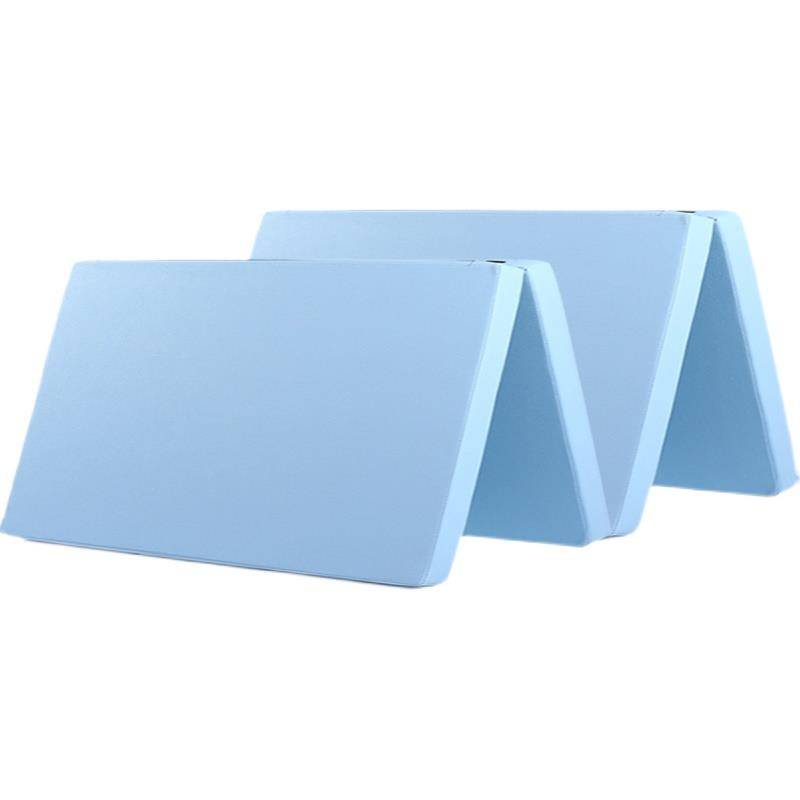 Four folding Oxford cloth gymnastics pad multi -folding PU leather dance pad color sports cushion sponge cushion fitness cushion