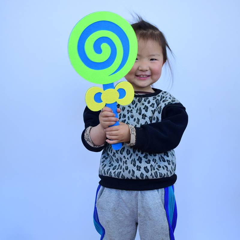 18CM GREEN LOLLIPOP