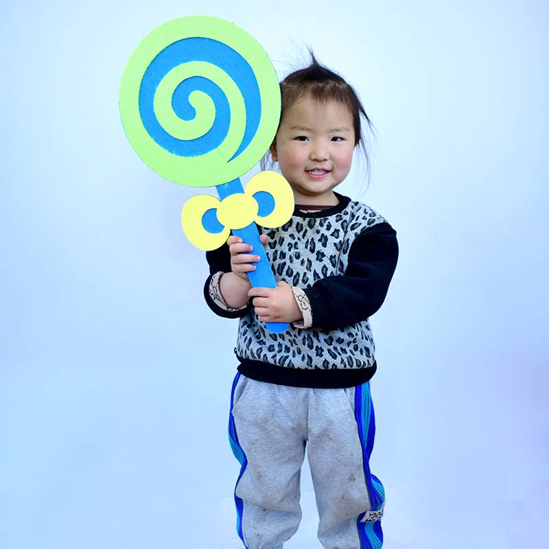 27CM GREEN LOLLIPOP
