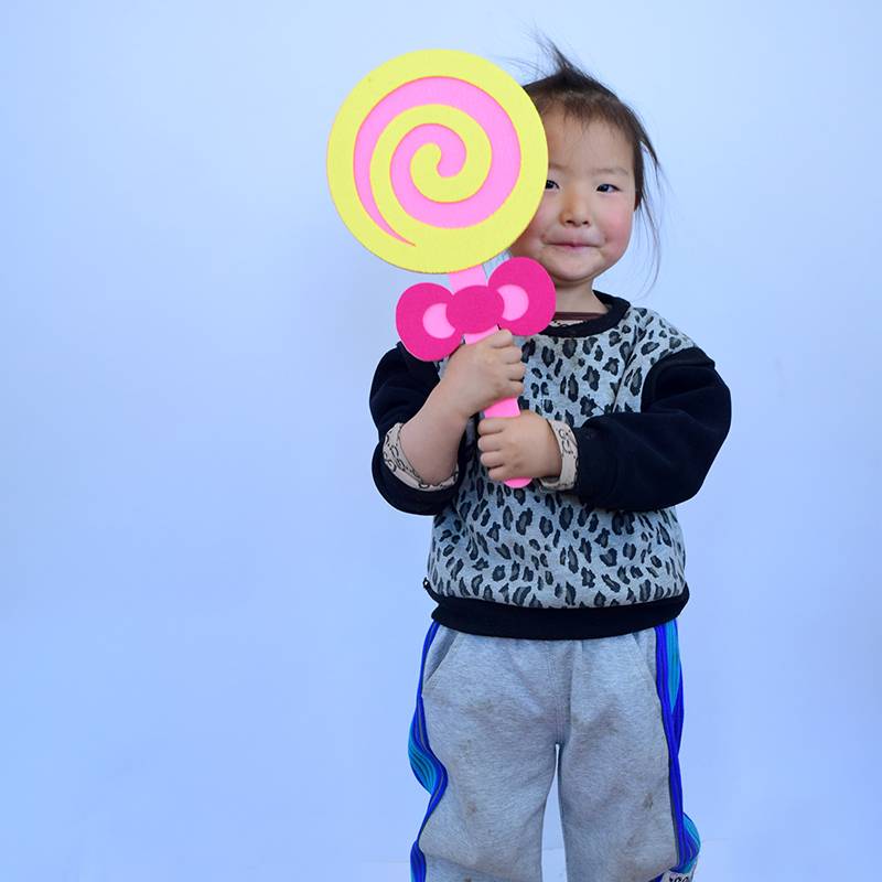 18CM YELLOW LOLLIPOP