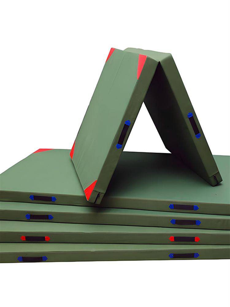 Gymnastics pads up to sit in students, special folding jumps, high -thick canvas sponge pad sports training mats