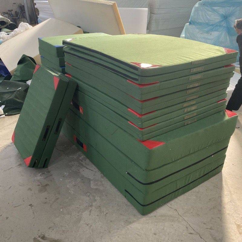 Gymnastic cushion folding sports training cushion national standards national standard thickened large training matte sponge pad