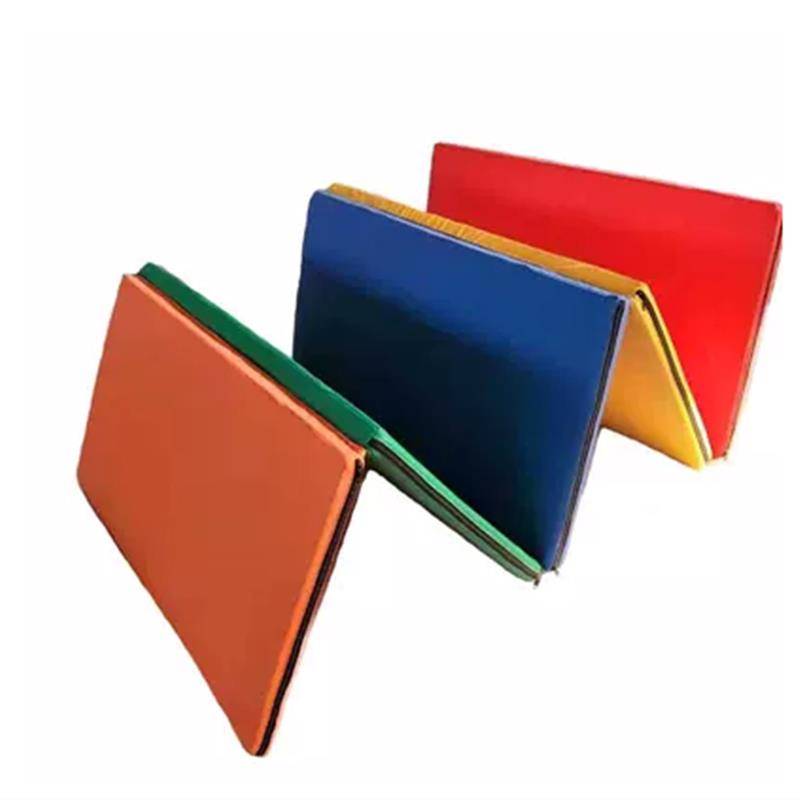 Sports pads outer jacket lying down folding canvas jacket yoga pads in the gymnastics cushion Oxford PU jacket