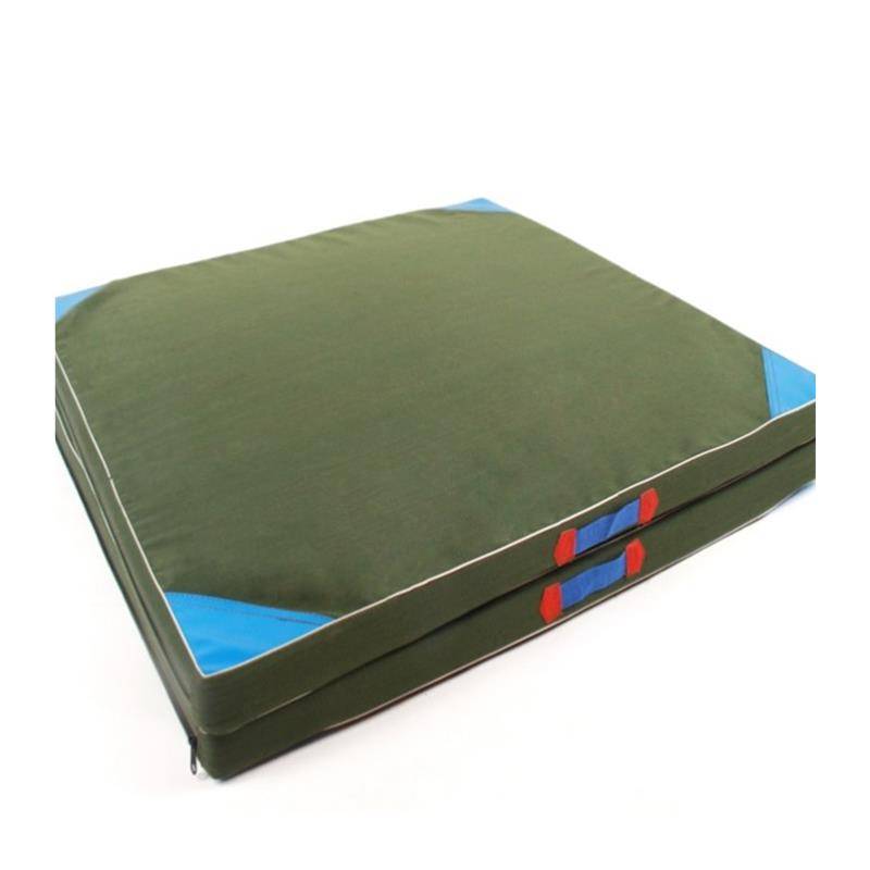 Sports pads outer jacket lying down folding canvas jacket yoga pads in the gymnastics cushion Oxford PU jacket