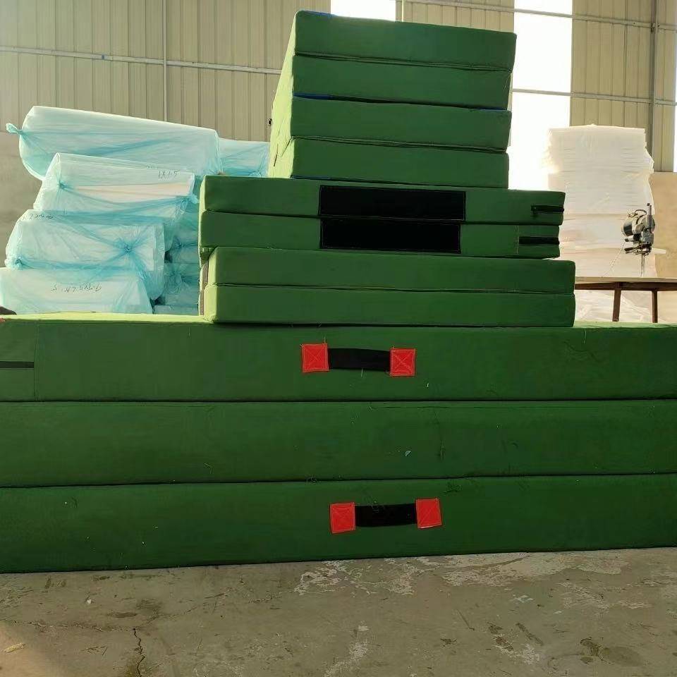 Gymnastics mat, fit up, sit up and roll over the anti -slip pills, gymnastics cushion children's dance training folding jump high cushion