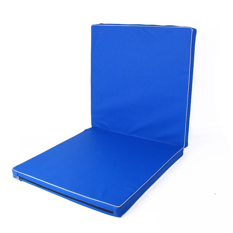 Two -fold high -quality leather 200x150x10cm (blue)