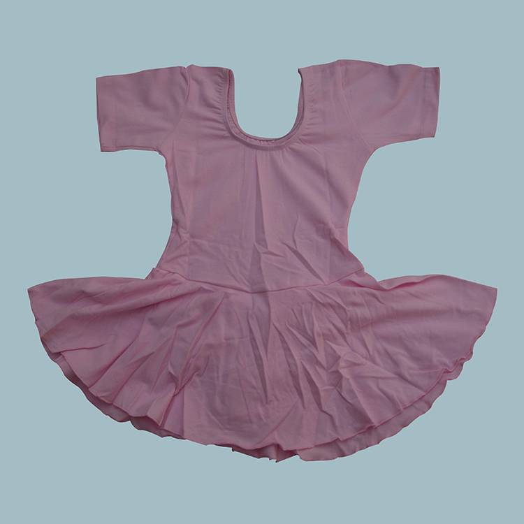 Gymnasium ballerina dress, cotton leka (also known as cotton ammonium) semi-skirt dress