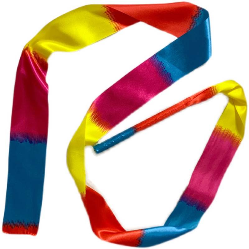 2 packs of mail, gymnasium belts for kindergarten children, inter-curricular gymnasiums, wooden sticks, silk bands, dance