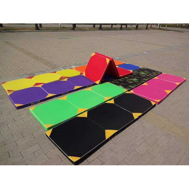 Three -fold dance cushion gymnastics pad sponge pad children's dance training training pads up lyric cushion sports pad