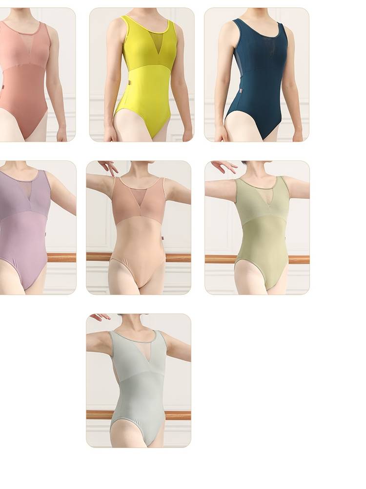The Vishnu Dance Test vests, a web-based gymnasium suit, and the back-to-back dress ballet