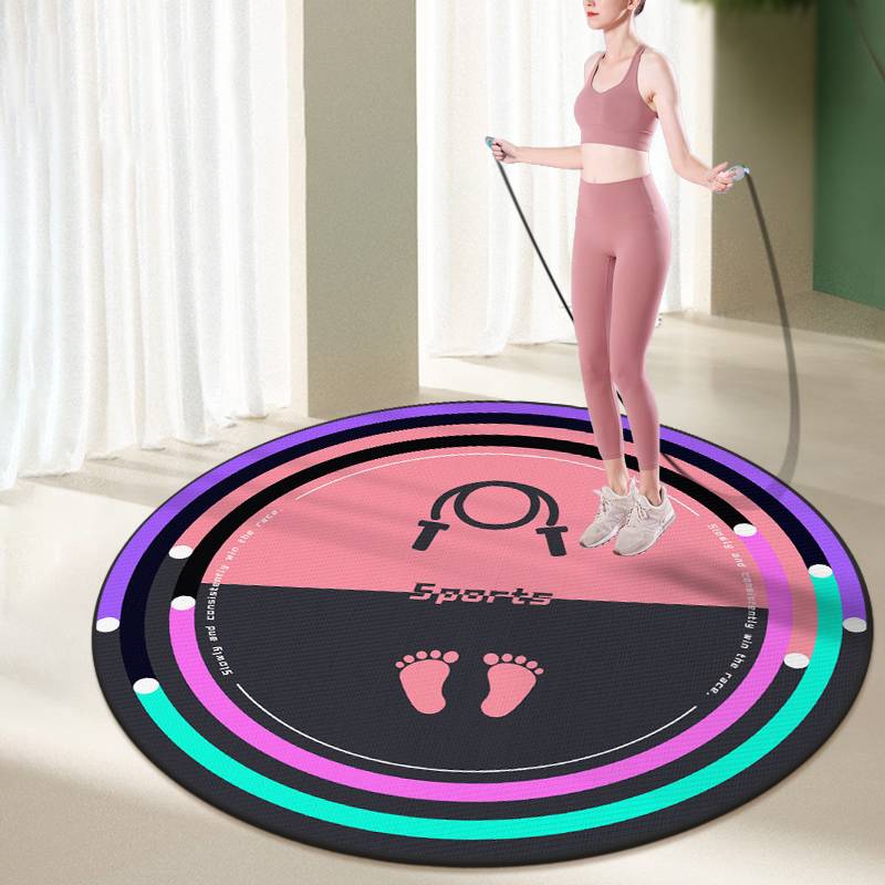 Skipping rope shock absorption cushion circular indoor sound barrier shock reduction anti -slip motion cushion A yoga mats professional fitness cushion home
