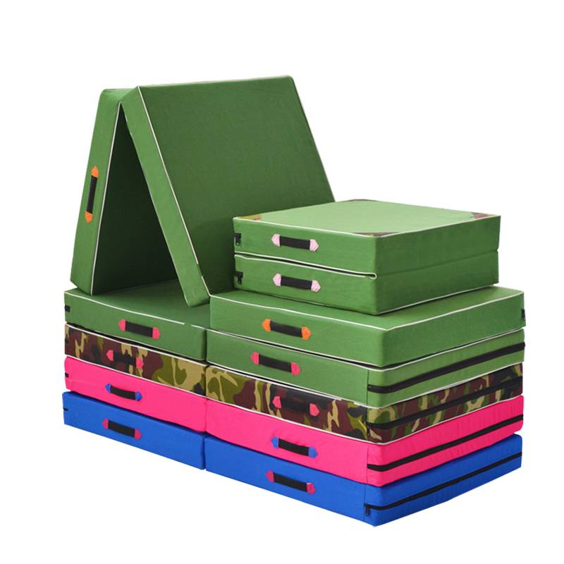 Gymnastic pads up lying on cushion folding sponge pads Special pads in the middle school exams, sports students, sportsman children's dance training