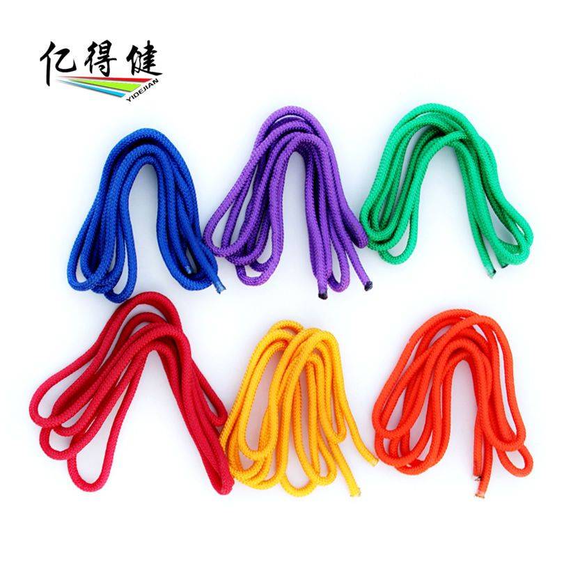 Five training gymnasium jump ropes for the 7-colour-colour art gymnasium 3 m nylon lymphoma