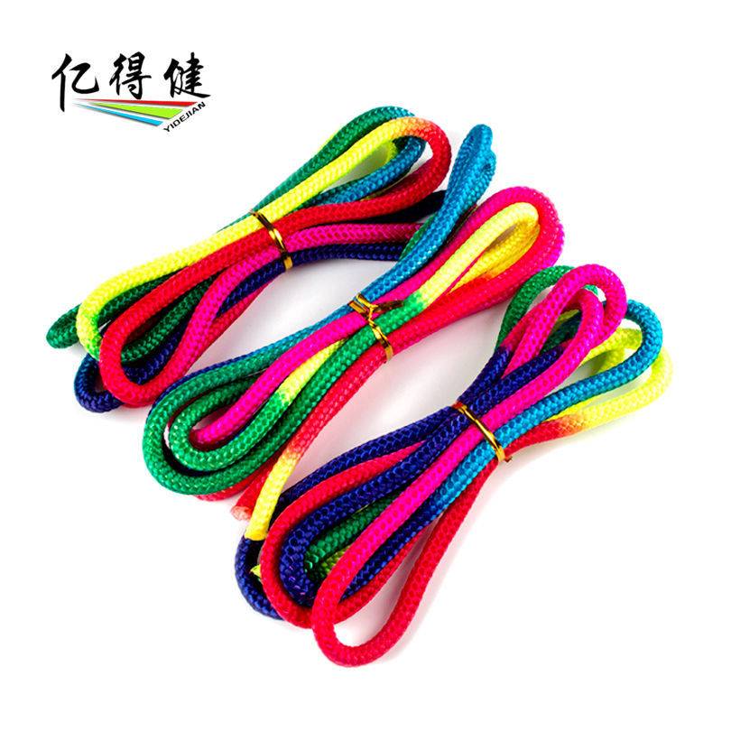 Five training gymnasium jump ropes for the 7-colour-colour art gymnasium 3 m nylon lymphoma