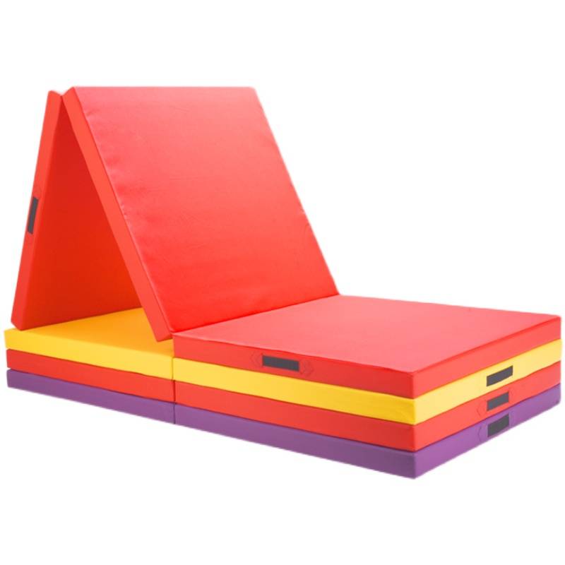 Start up with a dance cushion, two folds and folded canvas children's practice, thicken sports fitness training gymnastics pads