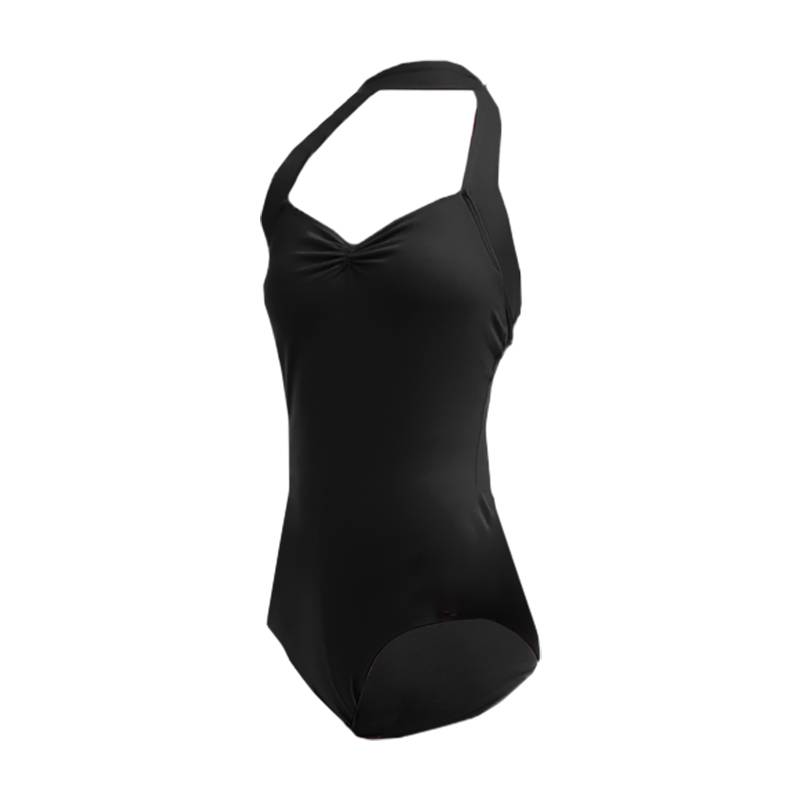 black laced choreographer ballerina barlet leotard
