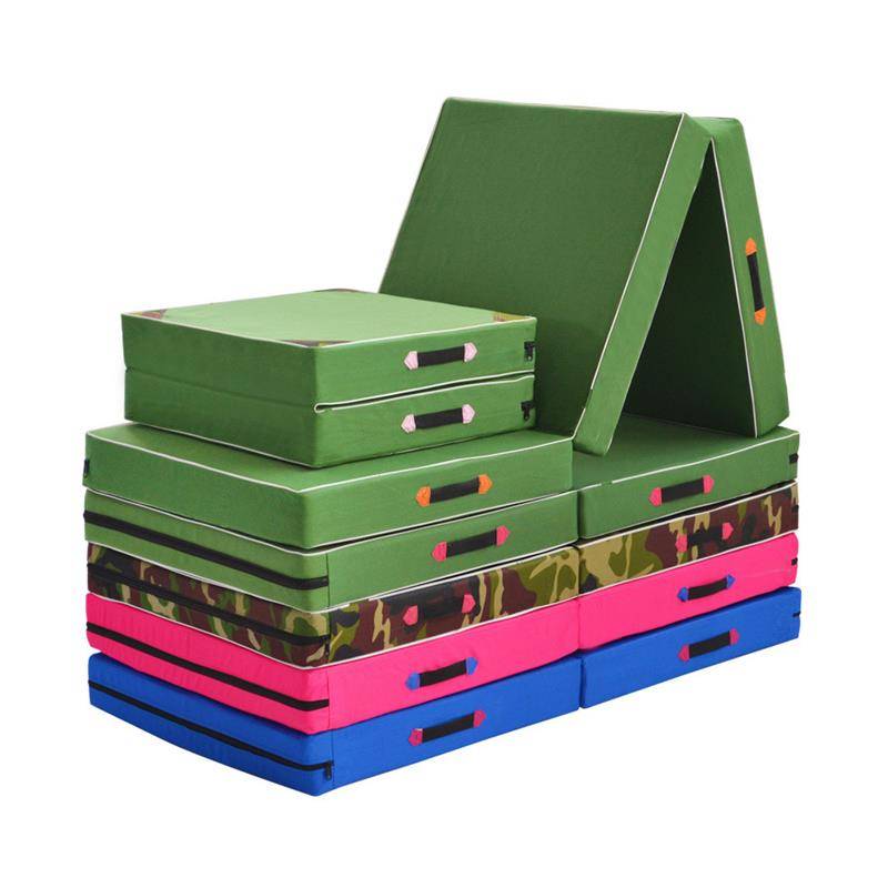 Gymnastics pads up lying on cushion folding sponge pad Student Sports Entrance Exam Sports Children's Home Dance Training Exercise