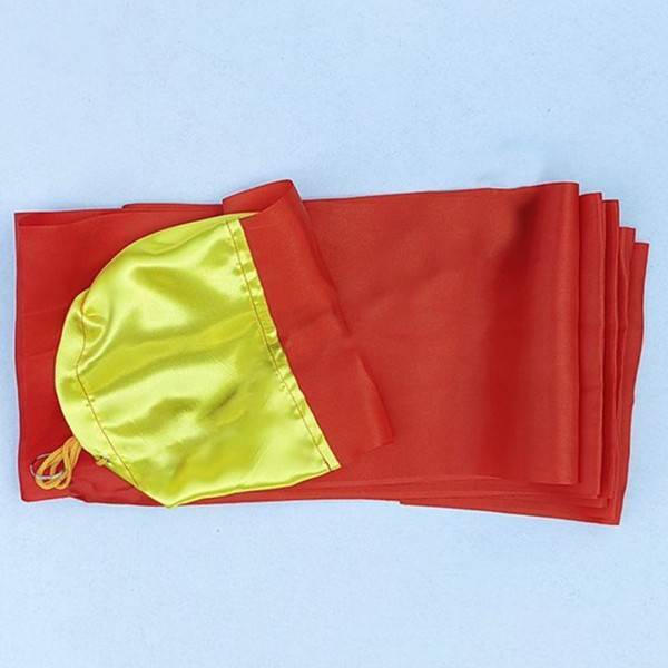 No rodless red silk 6m long 20 cm wide