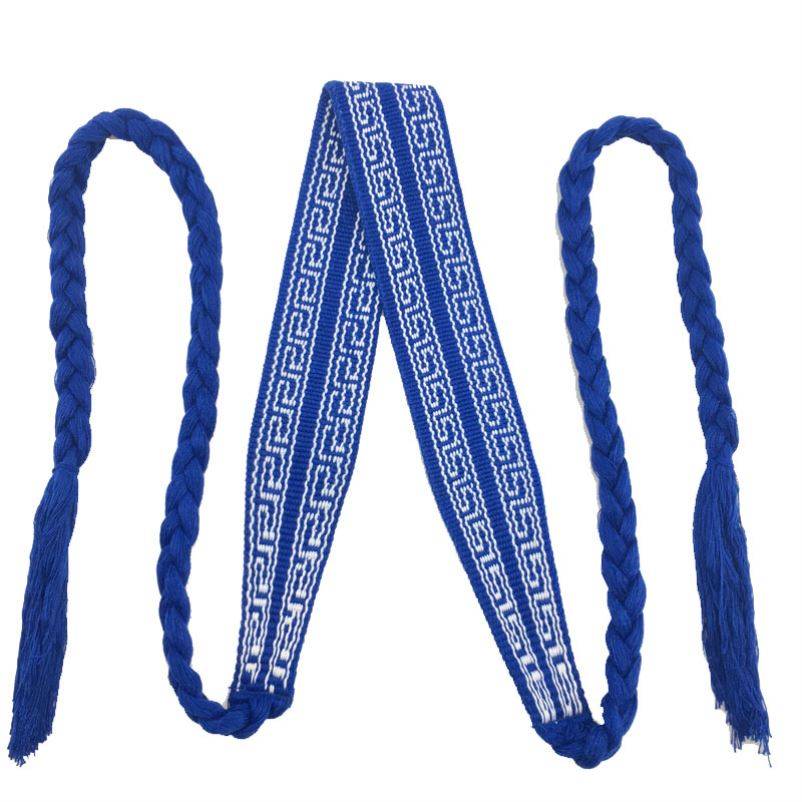 Hand-to-hand cotton blue