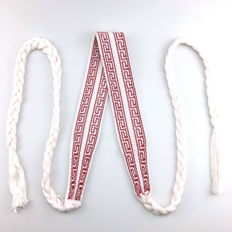 Hand-backed, pure cotton and white