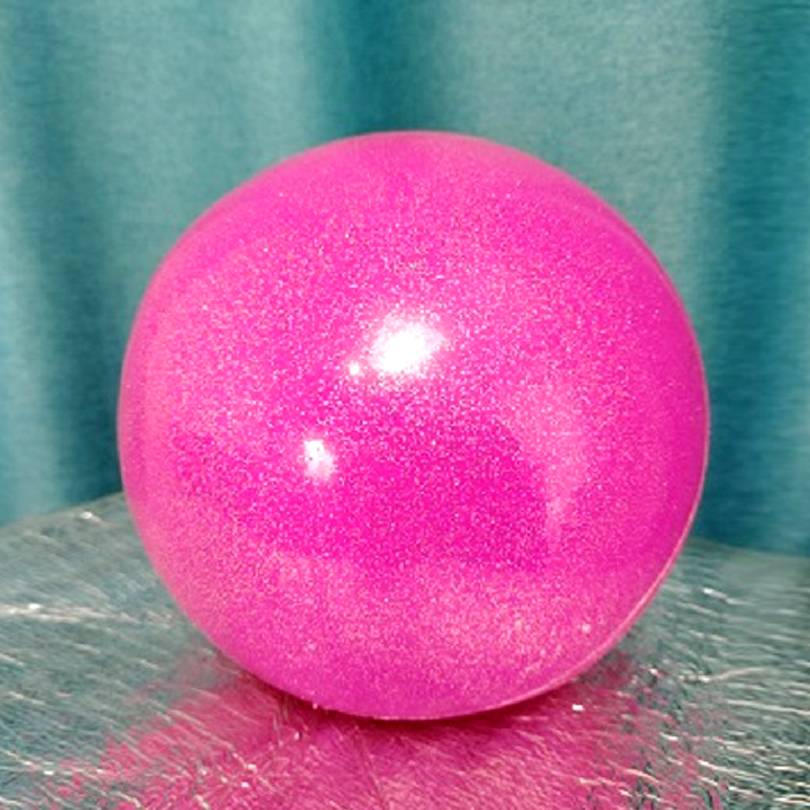 15 cm in diameter and pink