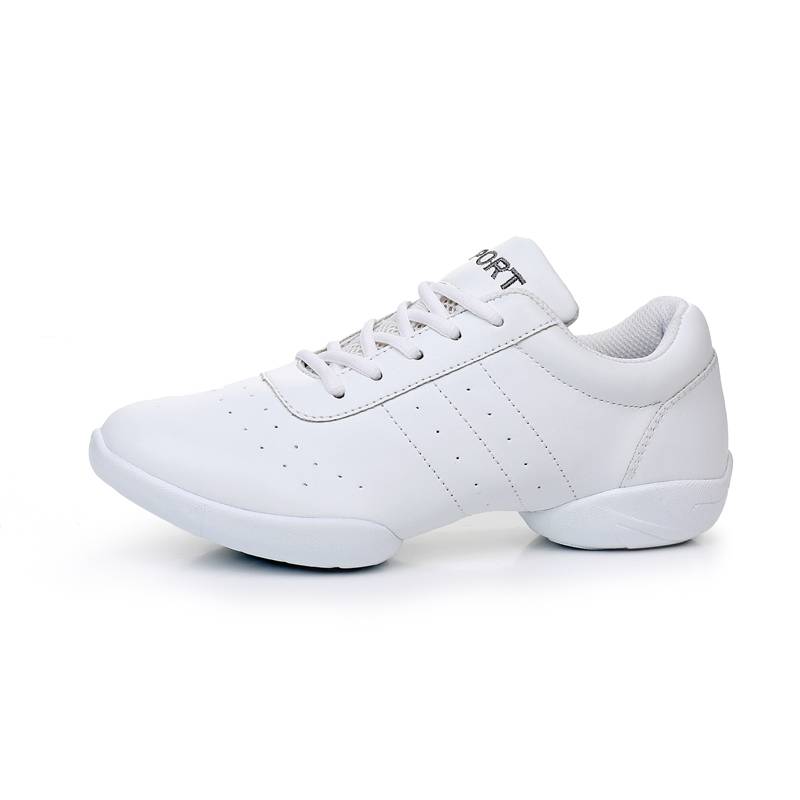 Playin' gymnasium shoes, white gymnasium shoes