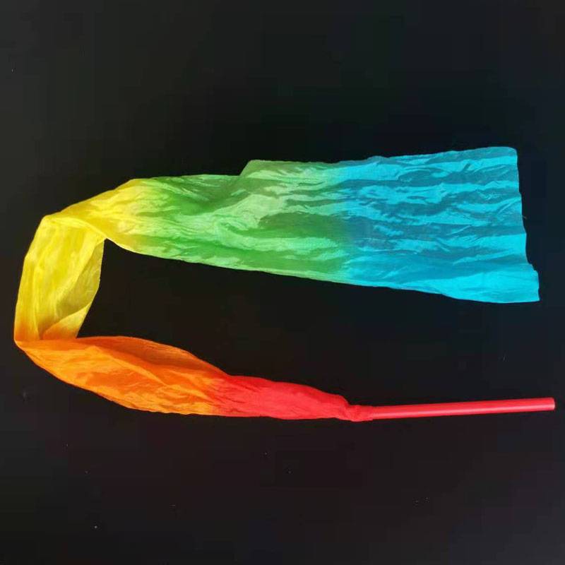 20 cm, 1 metre long, yellow, green and blue