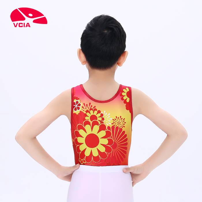 LEVIKA VCIA CHILDREN'S HAPPY GYMNASIUM DANCING DANCING DRESS, BOYS AND YOUNG CHILDREN'S GYMNASIUM BLANC 22KV028B