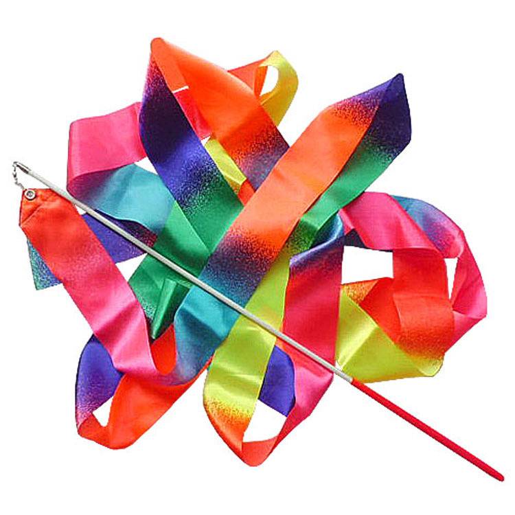 "Silver-flying 5-year-olds dance school, 6-1 art and gymnasium ribbon performance set."