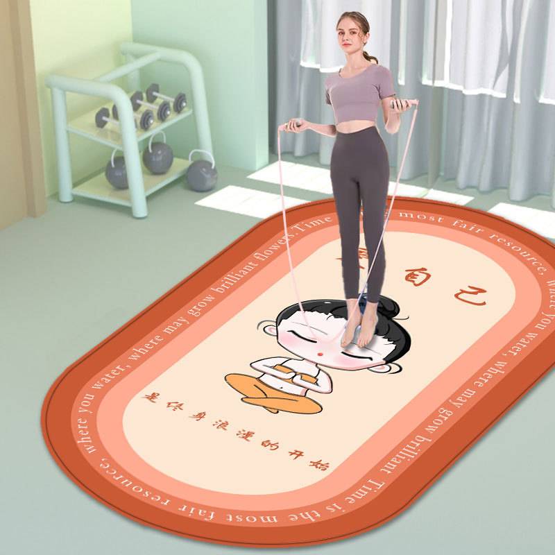 Thickened sound insulation professional yoga pad girls shaping special gymnastics cushion household fitness pad anti -slip yoga mat