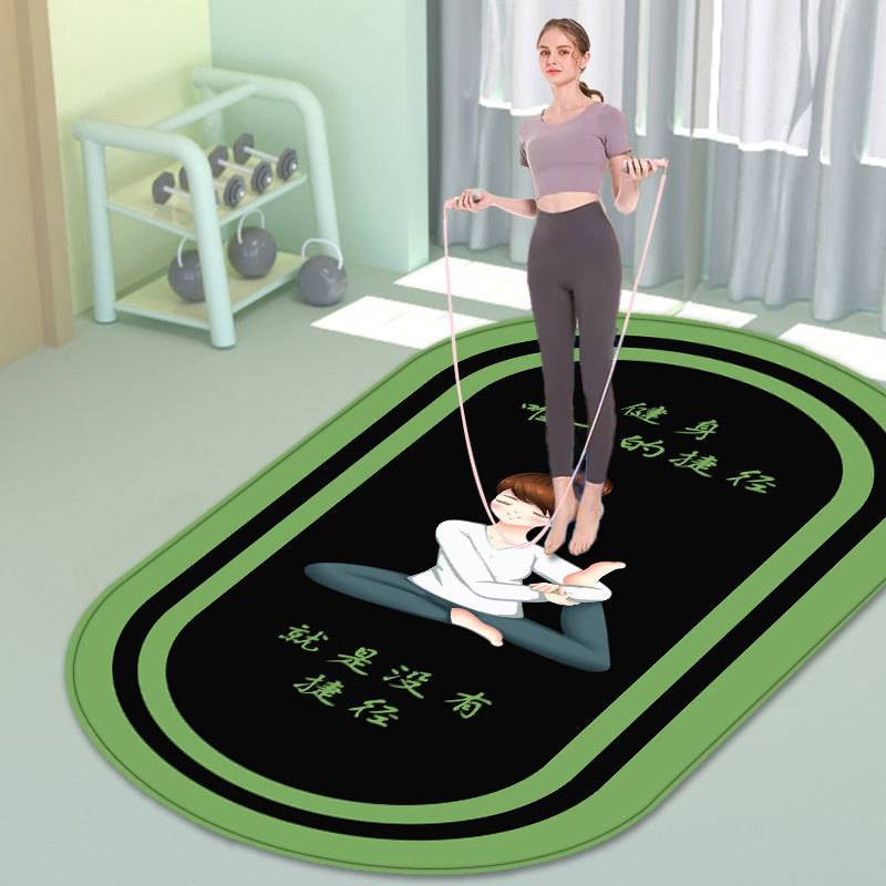 Thickened sound insulation professional yoga pad girls shaping special gymnastics cushion household fitness pad anti -slip yoga mat