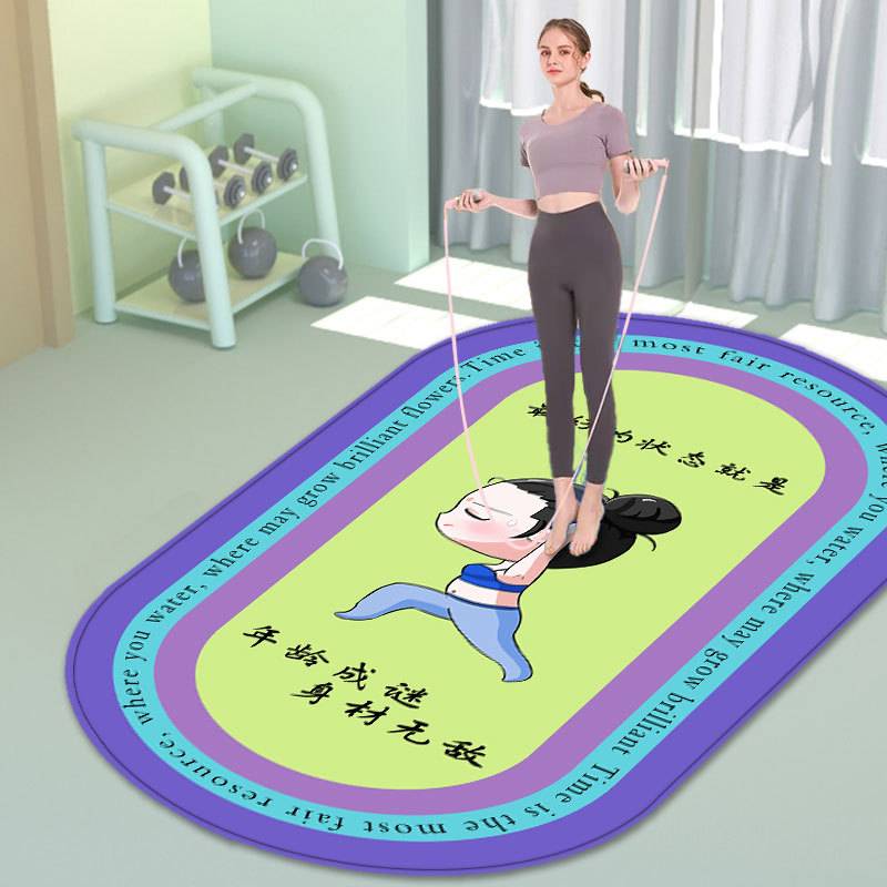 Thickened sound insulation professional yoga pad girls shaping special gymnastics cushion household fitness pad anti -slip yoga mat
