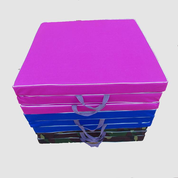 Folding sponge pad Kindergarten Dance Waterproof School Cushion Cushion Cushion Sitting Start Sitting Thick Slide Putting Put