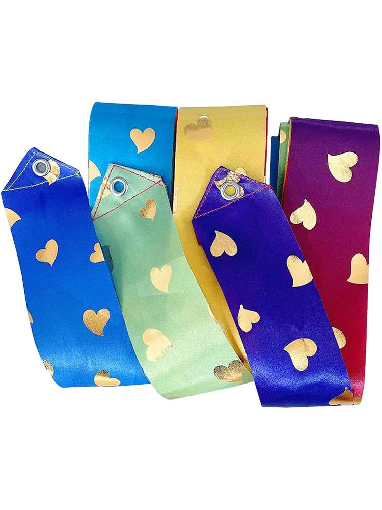 A 2-metre gymnastics graft for children with ribbons and a seven-colored love star