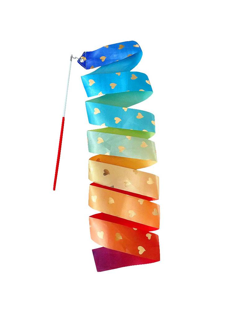 A 2-metre gymnastics graft for children with ribbons and a seven-colored love star