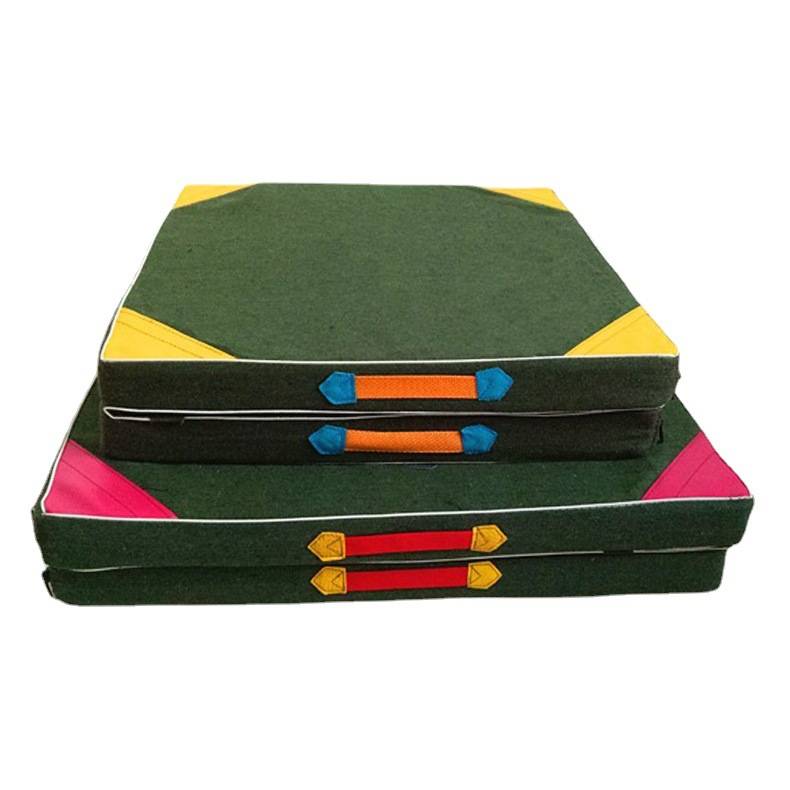 National standard canvas gymnastics pad PE pearl cotton dance pad exercise gymnastics cushion