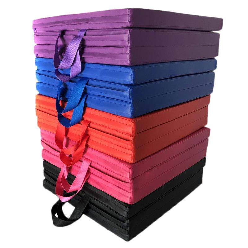 Yoga mats folded sponge pad students in the middle school entrance examination sports cushion children's home dance training mat