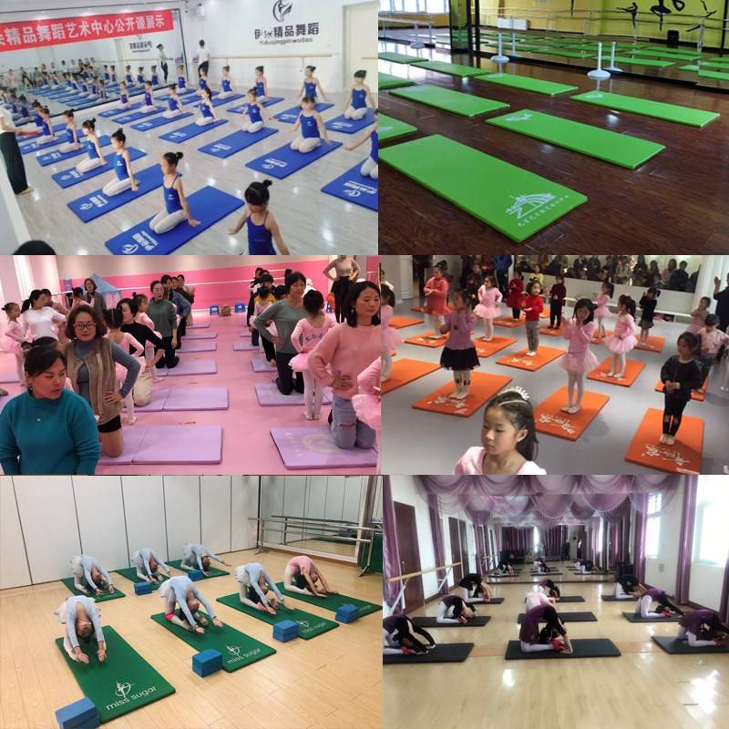 Leather dance pad practice pad girl dance dance cushion home folding dance gymnastics cushion upper lying up cushion fitness cushion