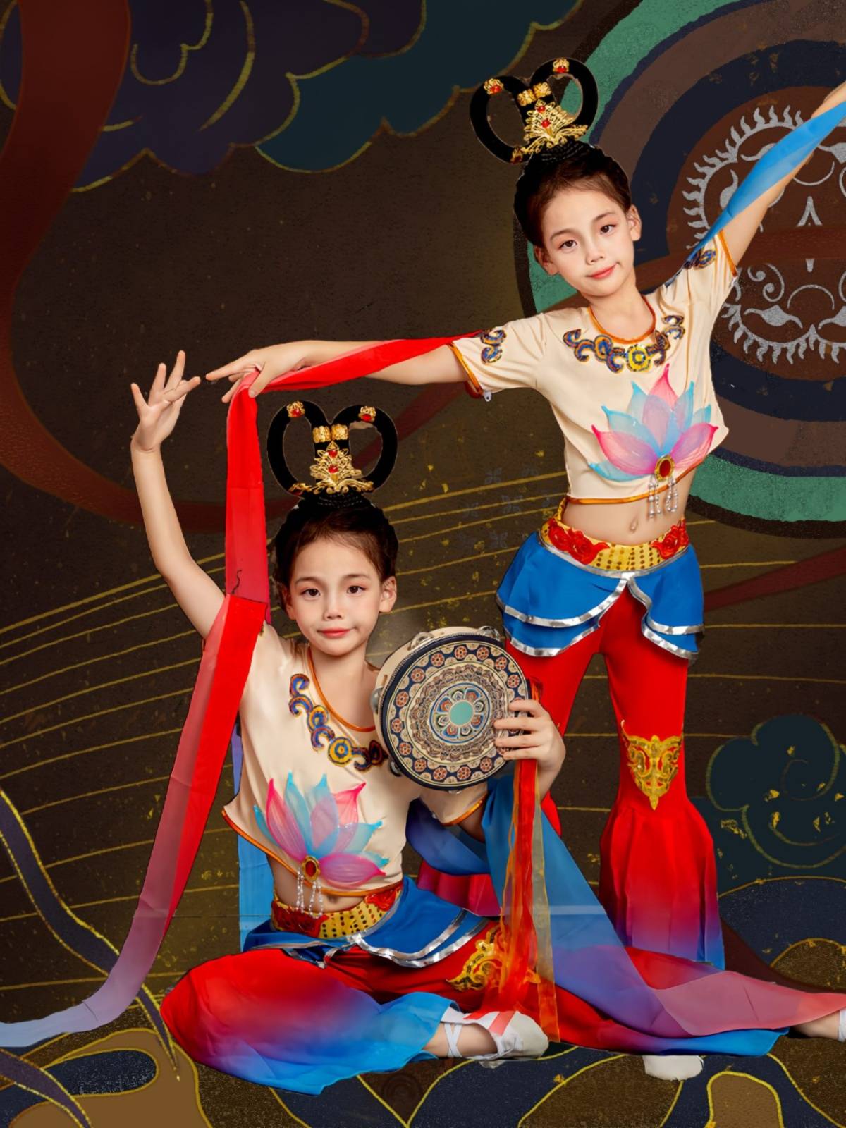 ♪ Children flying the drums ♪
