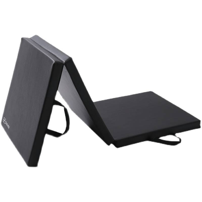 Fitness three -fold cushion folding pad sound insulation thickened men and women training upper lying on the side of the way to prevent slippery gymnastics