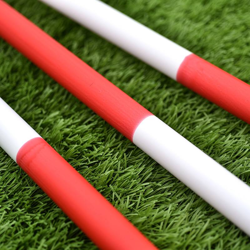 GYMNASIUM RODS, RED AND WHITE ABS GYMNASIUM RODS, PLASTIC RHYMING STICK AND TRACK TEACHING AIDS AND TRAINING EQUIPMENT
