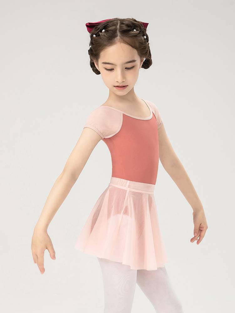 Children's dance gymnasium and ballet choreography girls Chinese summer short-sleeve choreography dance class