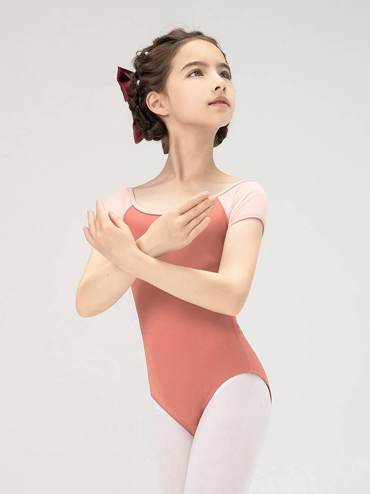 Children's dance gymnasium and ballet choreography girls Chinese summer short-sleeve choreography dance class