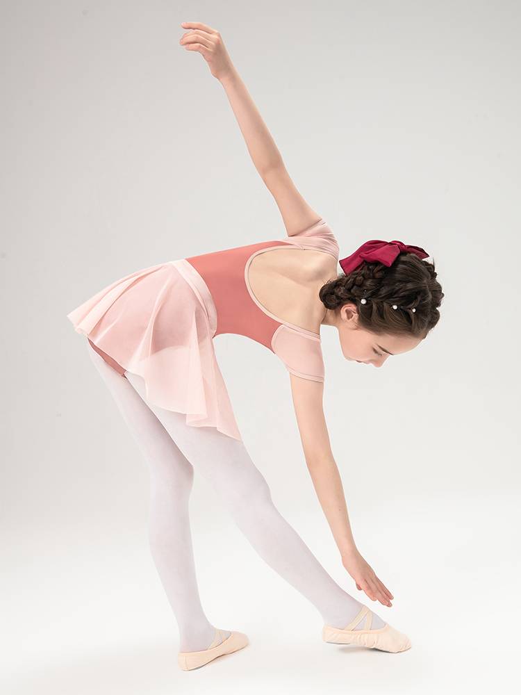 Children's dance gymnasium and ballet choreography girls Chinese summer short-sleeve choreography dance class