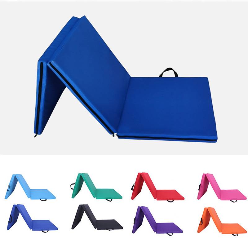 Three -fold PU Yoga Dance Cushion Putting Putting Furniture Gymnastics Kitting Function Sports Anti -slip Yoga Cushion