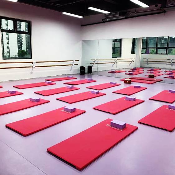 Children's dance exercise pad yoga beginner thickened non -slip gymnastics fitness mat, girl practice mats, household use